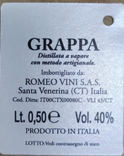 Carica l&#39;immagine nel visualizzatore di Gallery, Grappa Bianca Siciliana
