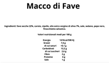 Carica l&#39;immagine nel visualizzatore di Gallery, Macco o Maccu di Fave Secche
