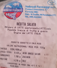 Carica l&#39;immagine nel visualizzatore di Gallery, Ricotta Salata Siciliana
