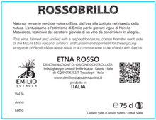 Carica l&#39;immagine nel visualizzatore di Gallery, Vino Etna Rosso Doc Rossobrillo
