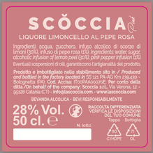 Carica l&#39;immagine nel visualizzatore di Gallery, Scoccia Pink - Limoncello Siciliano al Pepe Rosa
