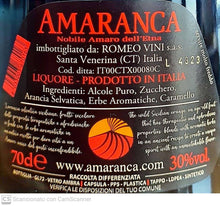 Carica l&#39;immagine nel visualizzatore di Gallery, Amaranca 70 cl Nobile Amaro dell&#39;Etna - Etnaly - shop
