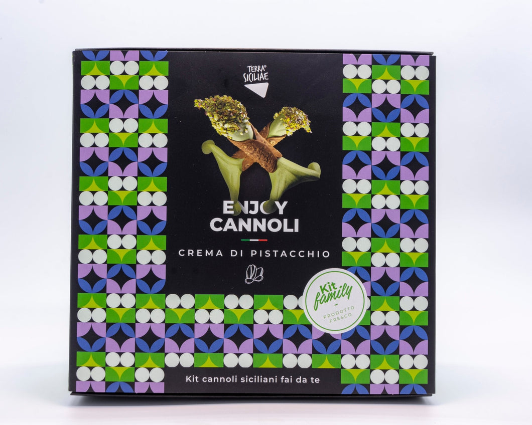 Cannoli Crema di Pistacchio (Confez. 20 Pz Mignon) - Etnaly - shop