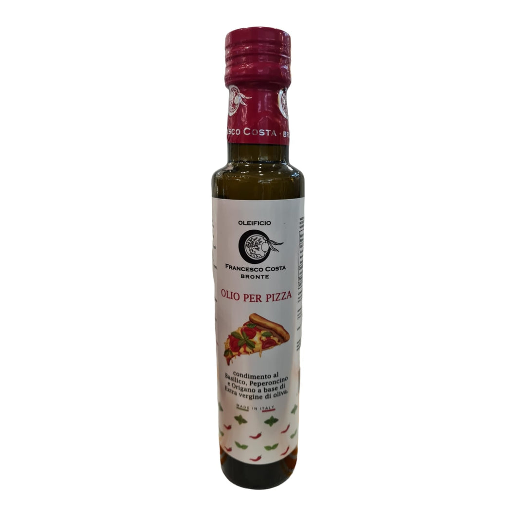 Condimento a base di peperoncino, basilico e origano a base di olio Evo ideale per la pizza - Etnaly - shop