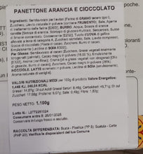 Carica l&#39;immagine nel visualizzatore di Gallery, Panettone Artigianale Arancia e Cioccolato Fondente
