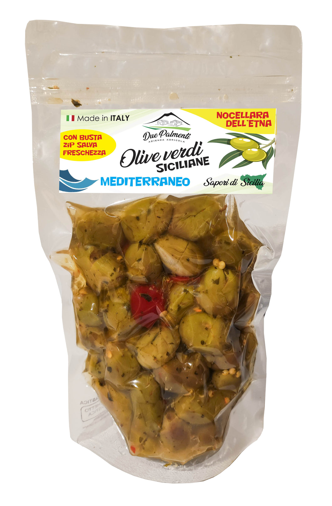 Olive verdi mediterraneo